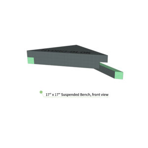 1717SuspendedBenchFrontView
