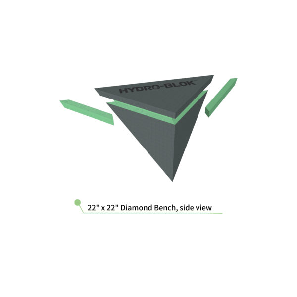 2222Diamond BenchSideView
