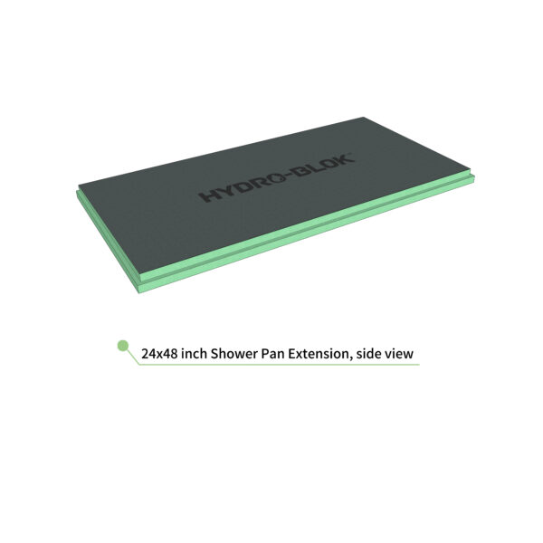2448InchesClassicShowerPanExtensionSideView