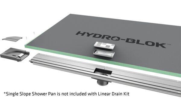 Ensemble de vidange linéaire HYDRO-BLOK