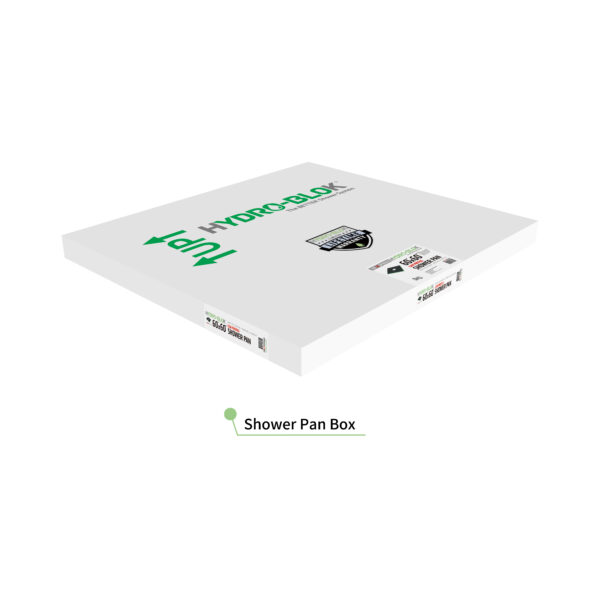 6060InchesLowProfileCentreDrainShowerPansBox