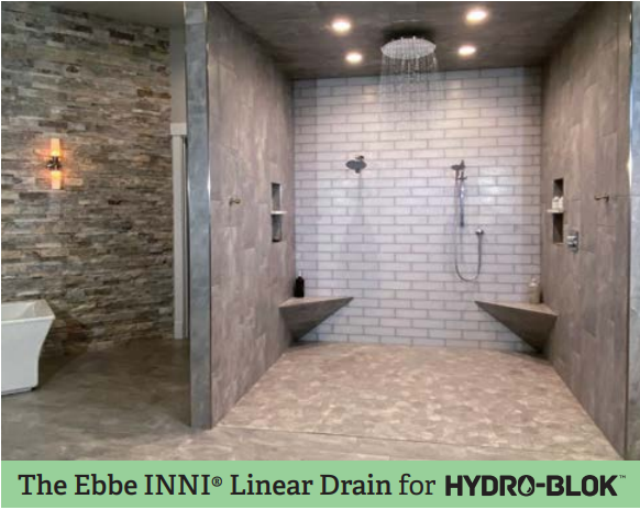 HYDRO-BLOCK用Ebbe INNI®リニアドレイン
