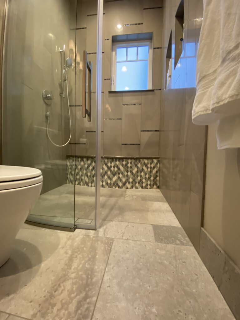 ducha de entrada cero