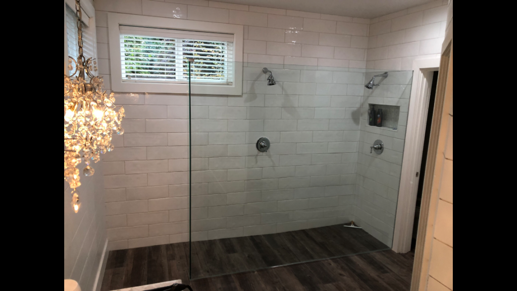 ducha de entrada cero