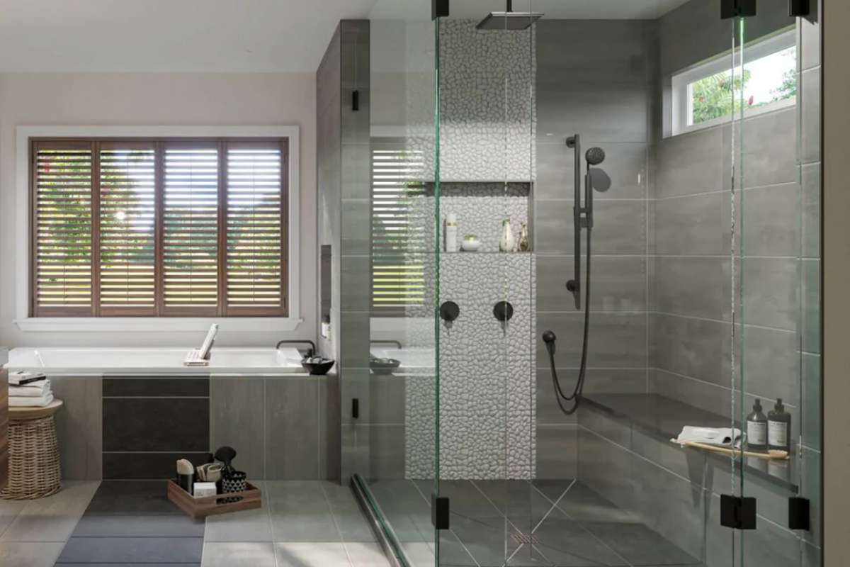 walk-in shower kit